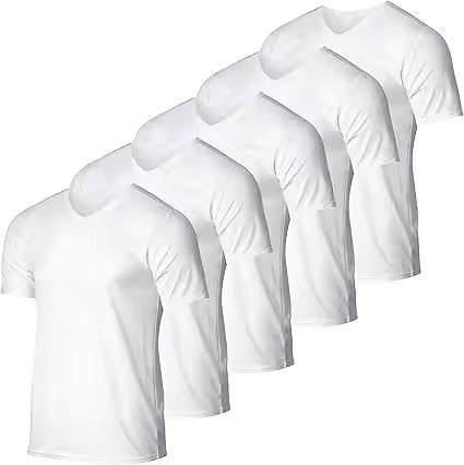 30 Pcs Men’s Relaxed Fit V Neck T-Shirt – Comfort and Style Combined 100% Cotton